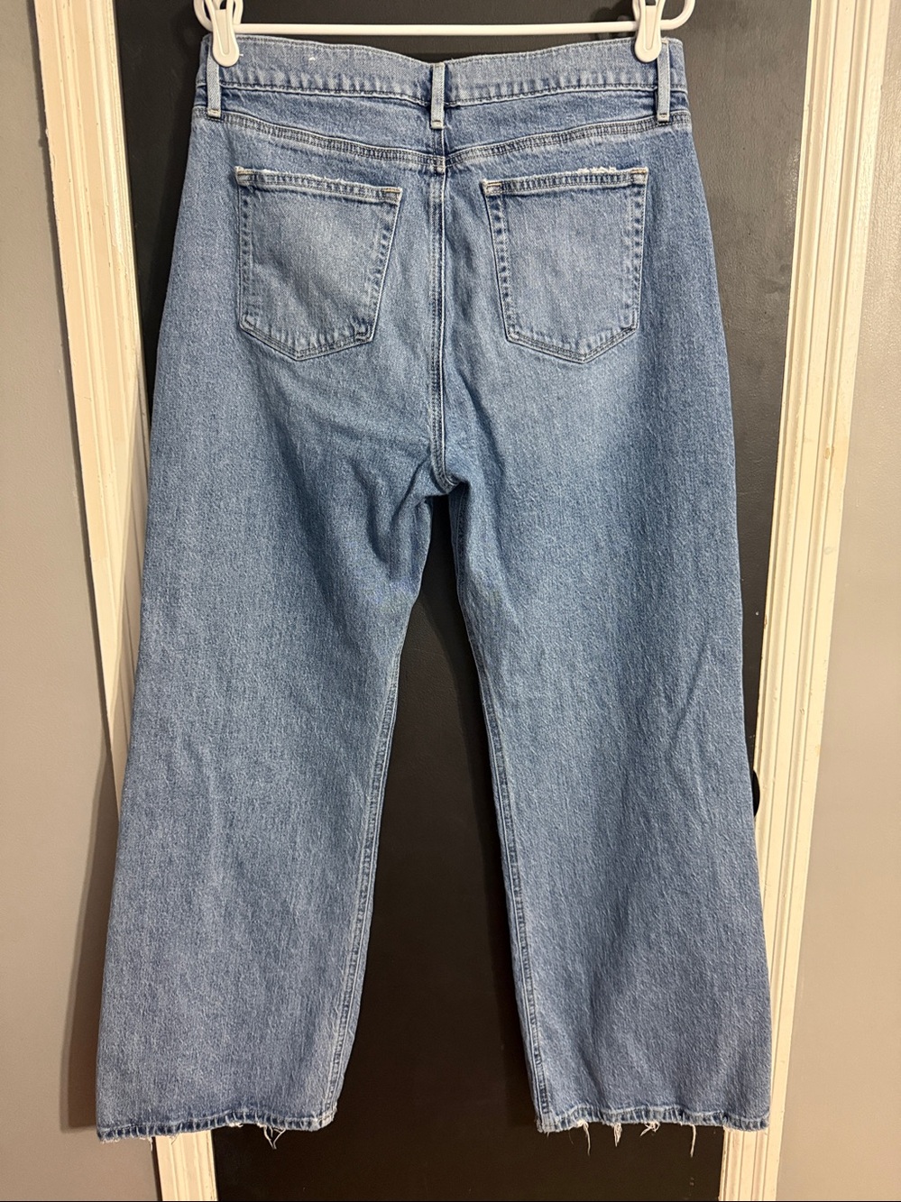 LOFT High Rise The Wise Leg Mid Wash Size: 30/10 Inseam: 30” - Picture 2 of 8